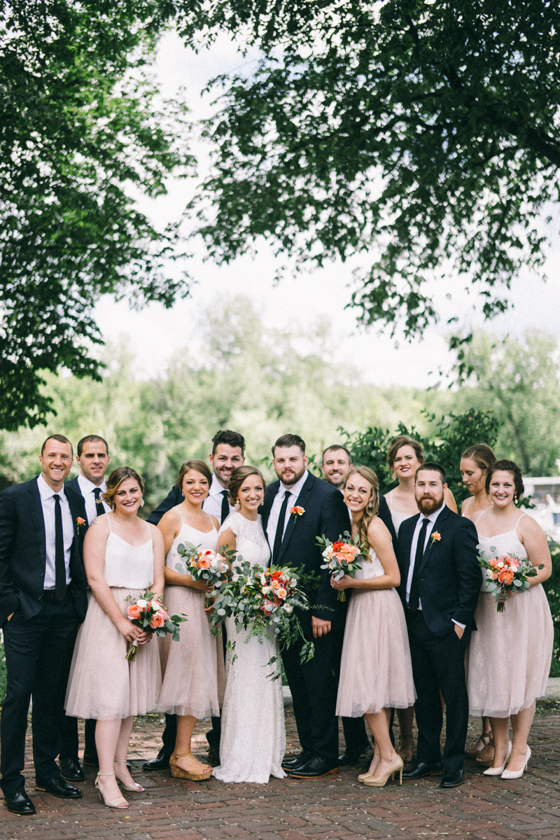 Bridal Party at Minnesota Boat C.ub