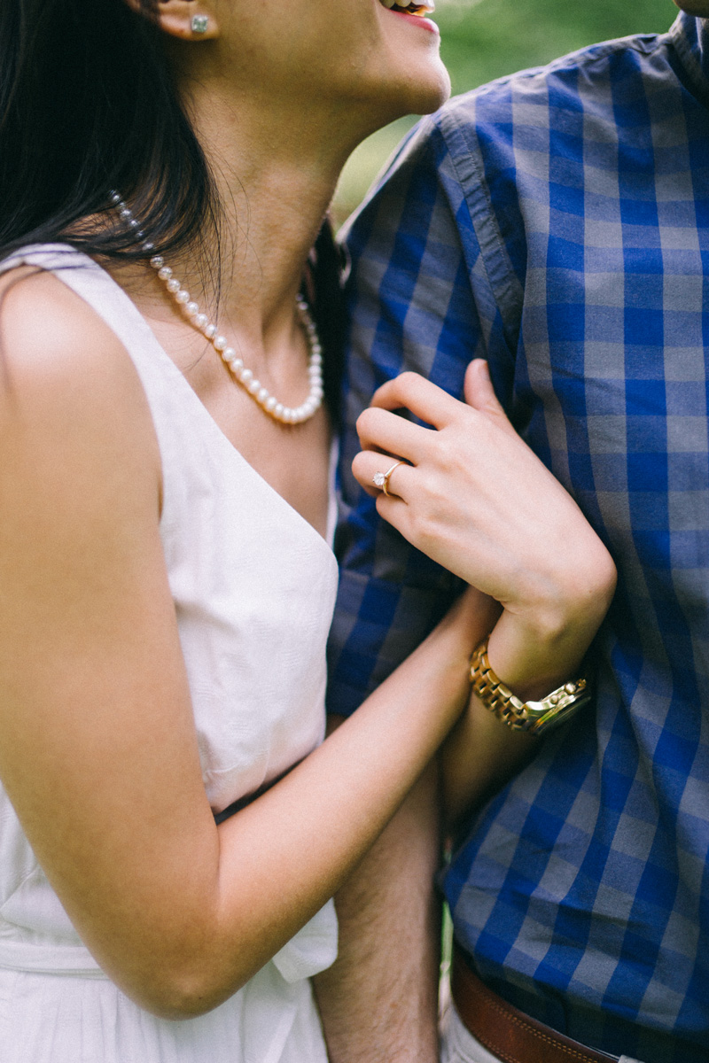 St Paul engagement photos in the park