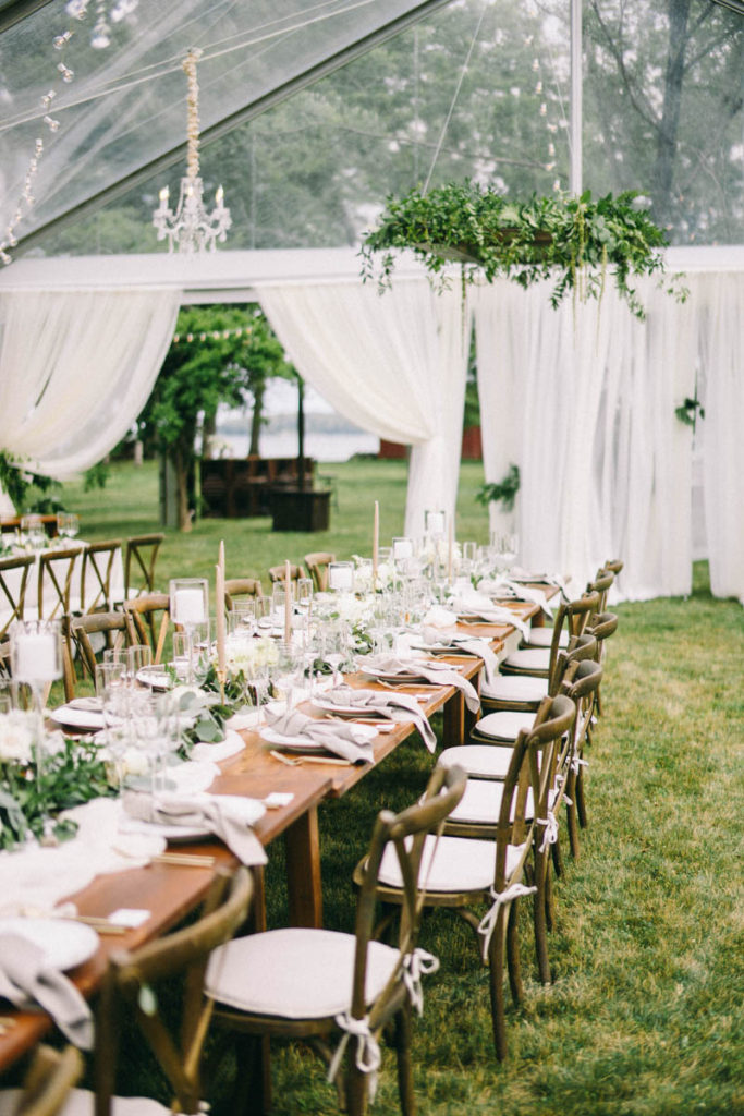 Tented Private Residence Wedding in Freeport Maine | Krista and Victor