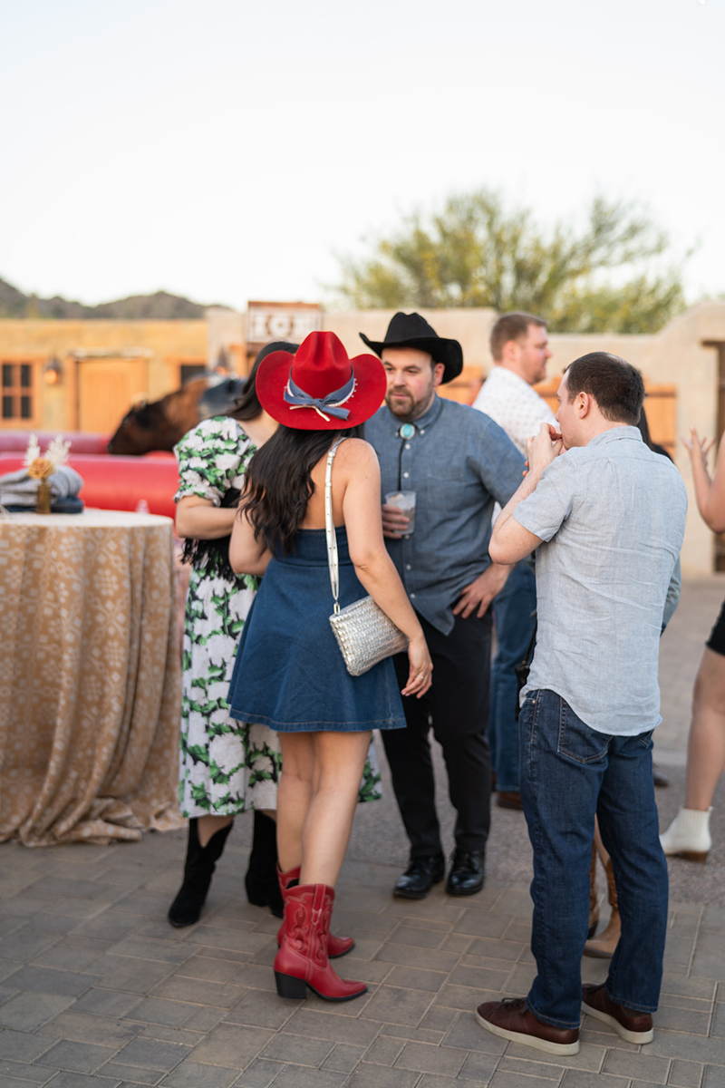 country themed welcome dinner