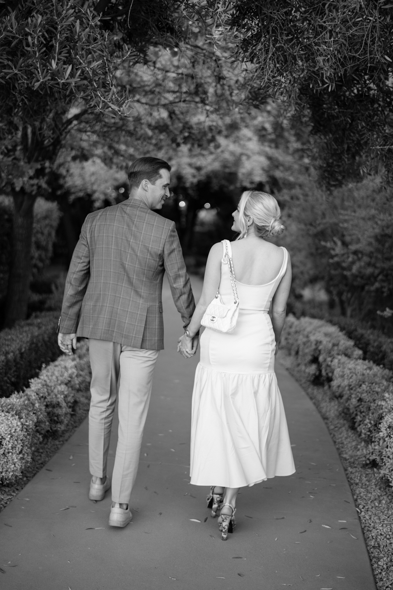 bride and groom at welcome dinner 