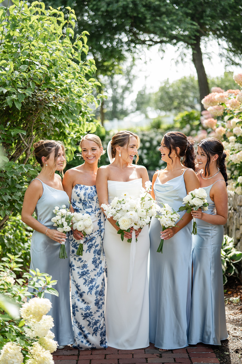 Bride and bridesmaids at Chatham Bars Inn