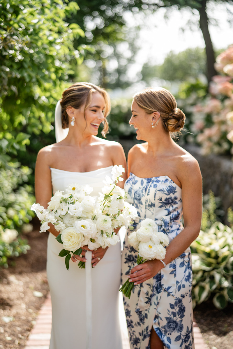 Bride and bridesmaids at Chatham Bars Inn