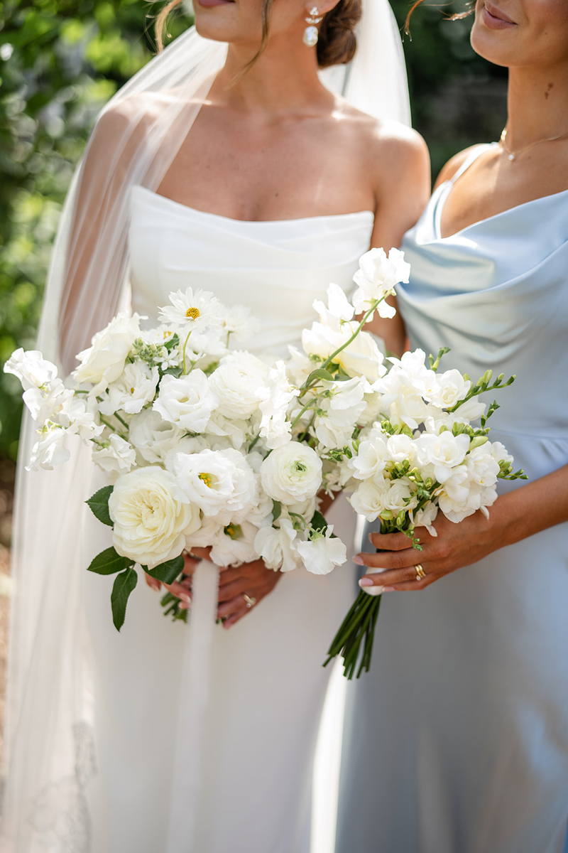 Bride and bridesmaids at Chatham Bars Inn