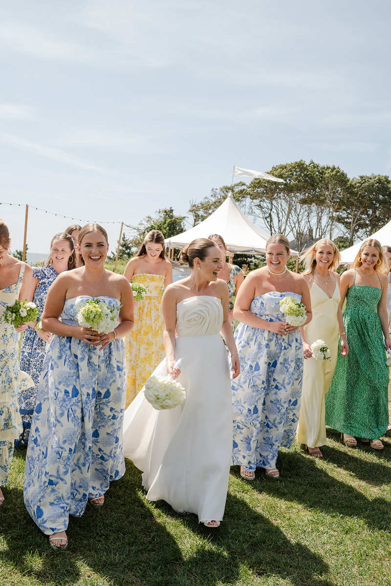 bridal party at wianno