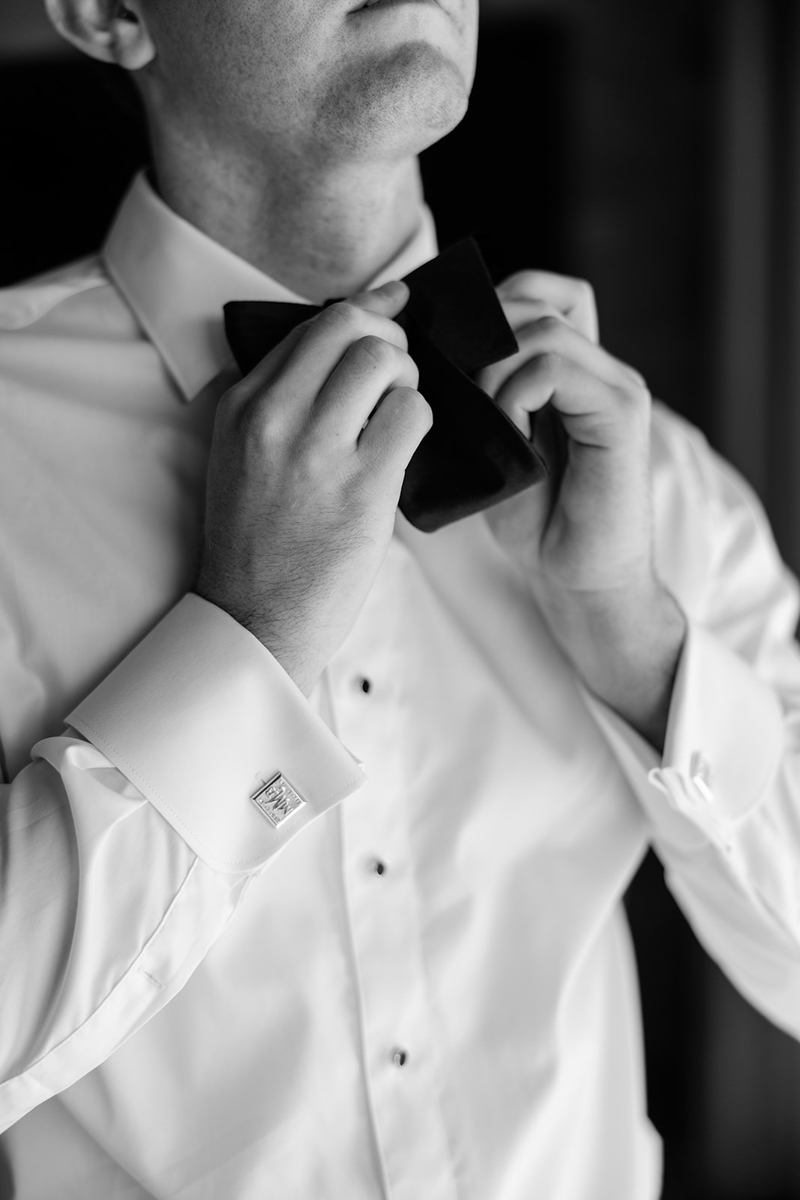 groom getting ready