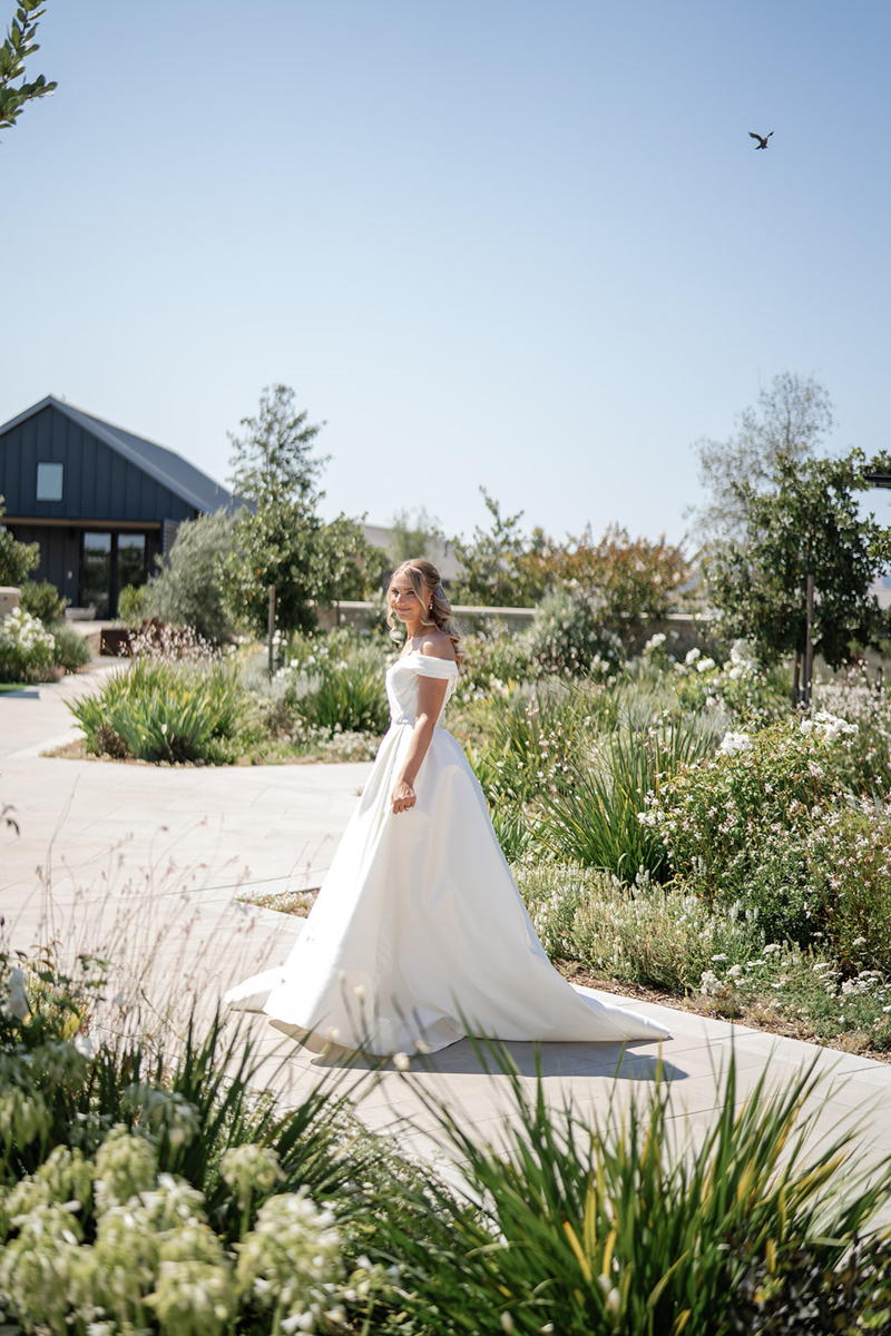 bride at stanly ranch Napa