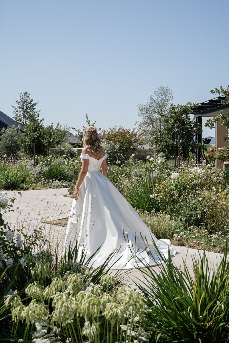 bride at stanly ranch Napa