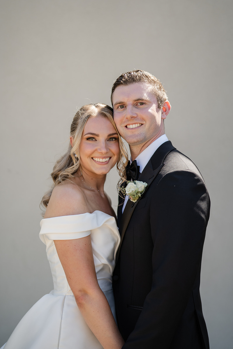 bride and groom at stanly ranch Napa