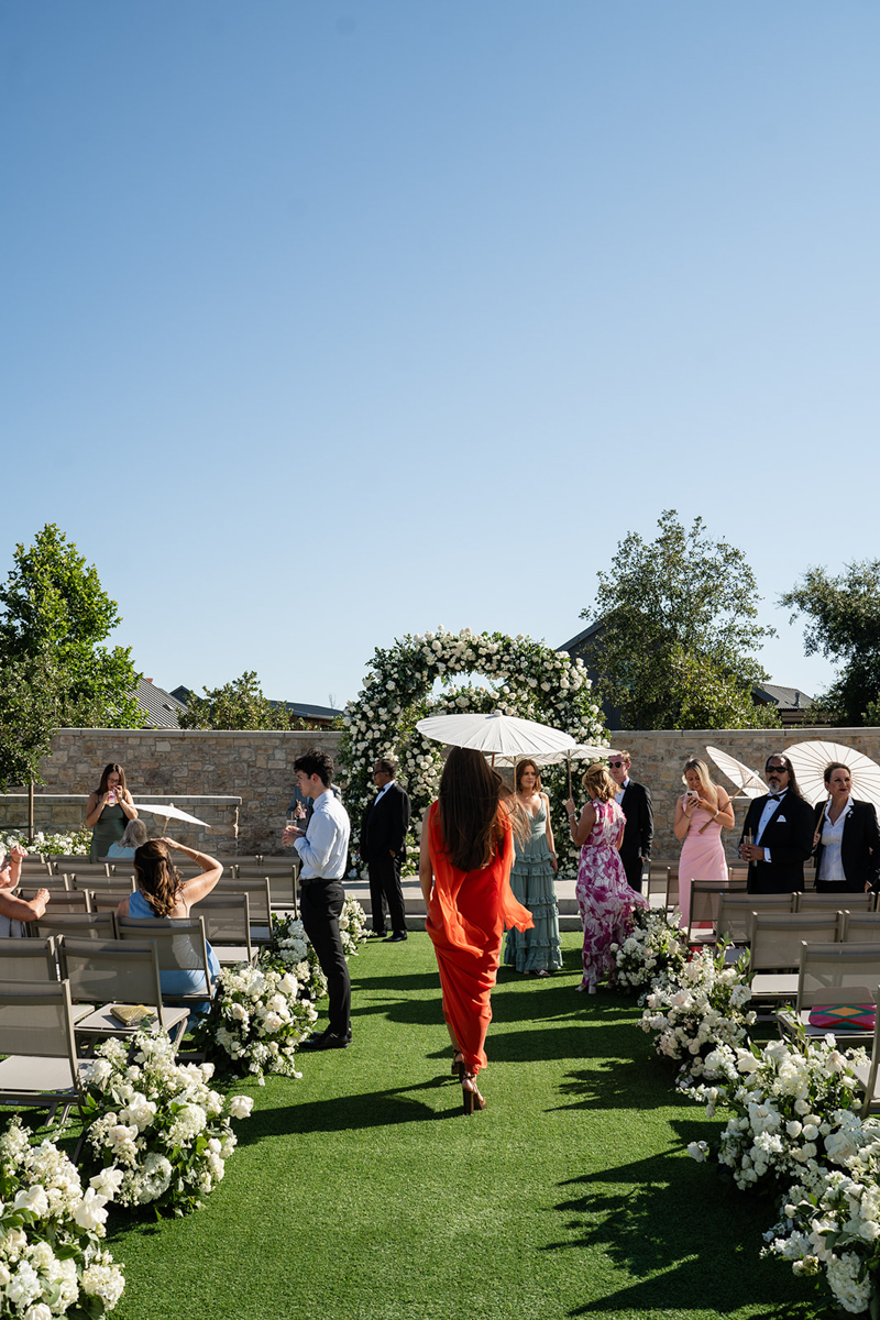 ceremony at stanly ranch