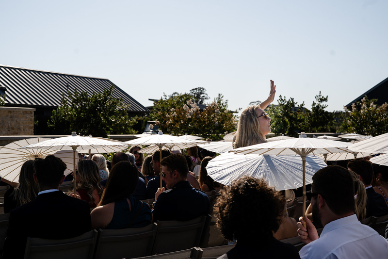 ceremony at stanly ranch