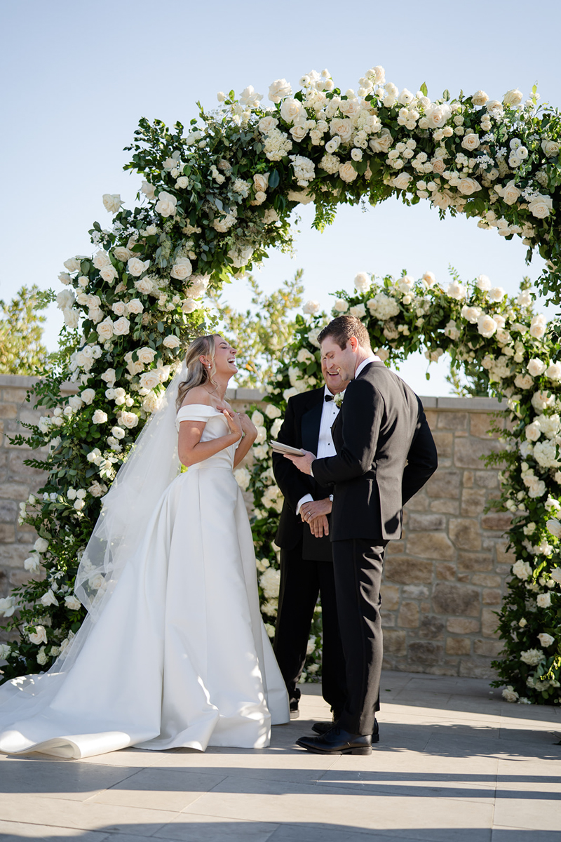 Napa wedding ceremony