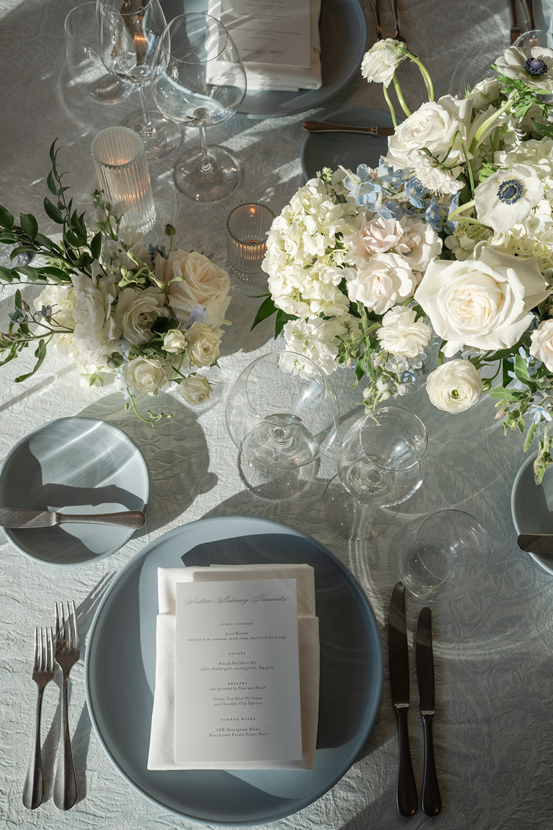 reception details at stanly ranch