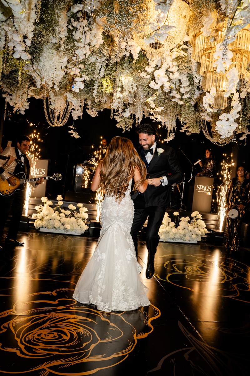 bride and groom entrance