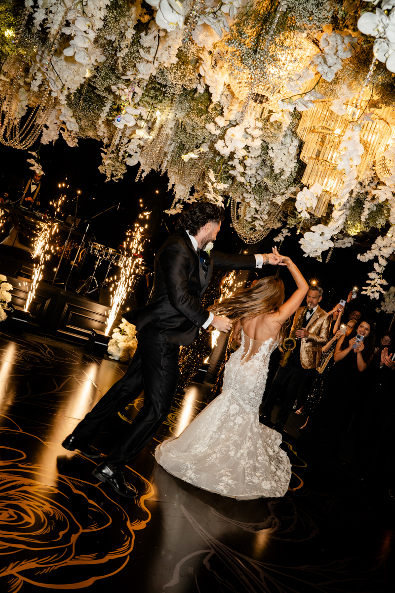 bride and groom entrance