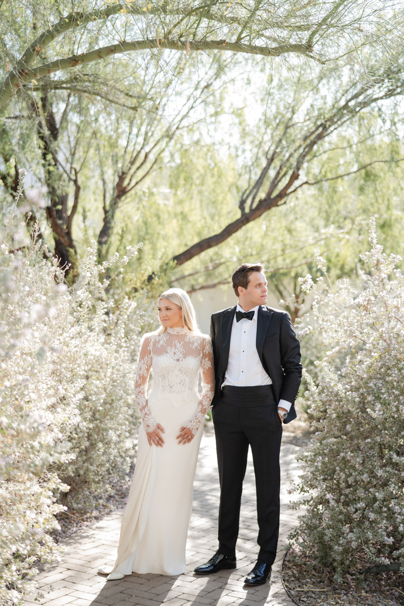 bride and groom portraits at el chorro