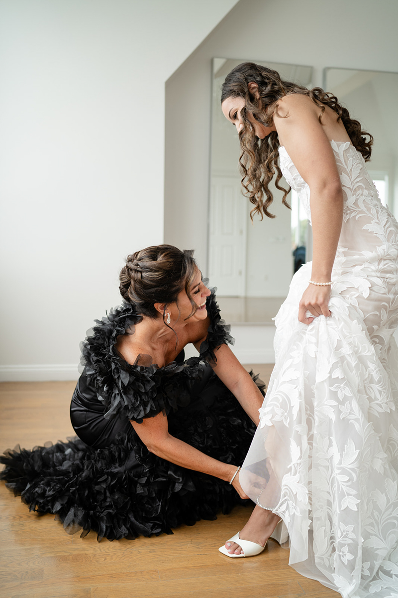 bride getting ready