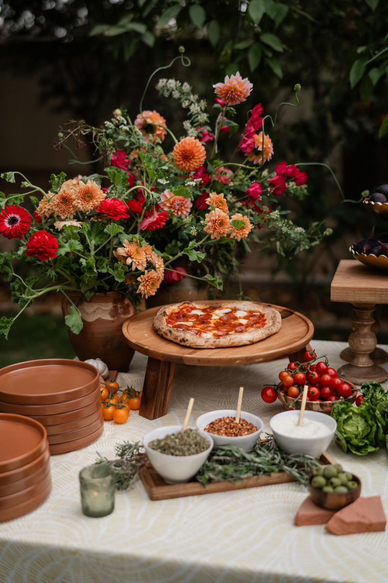 food display at Costa Rican wedding